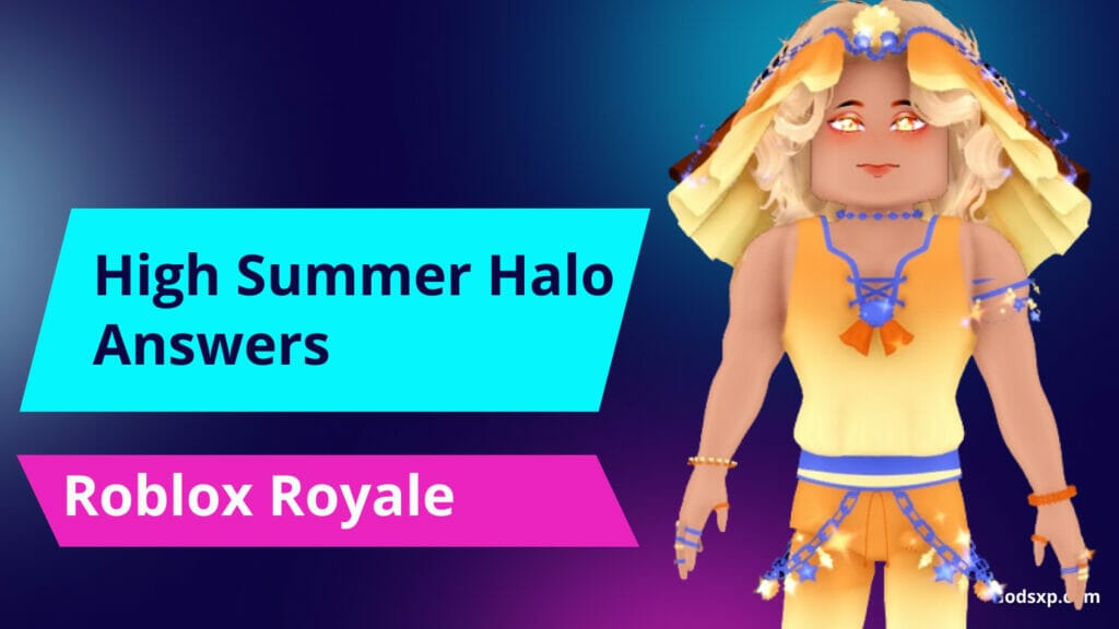 Roblox Royale High Summer Halo Answers 2024